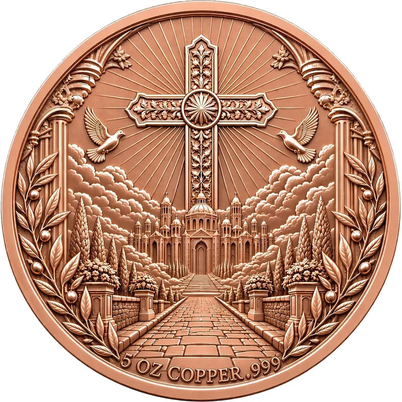 ETERNAL SAVIOR 2026 5 oz Kupfermedaille Jesus Christus