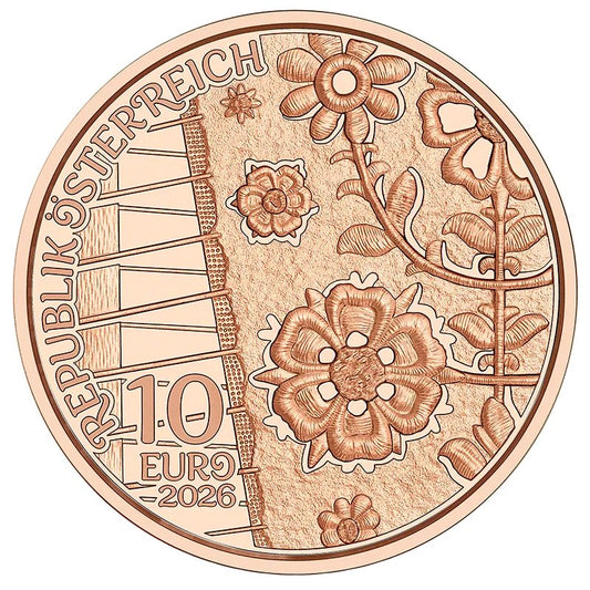 10 Euro Kupfermünze 2026 Aufjuchazn – Loden Österreich