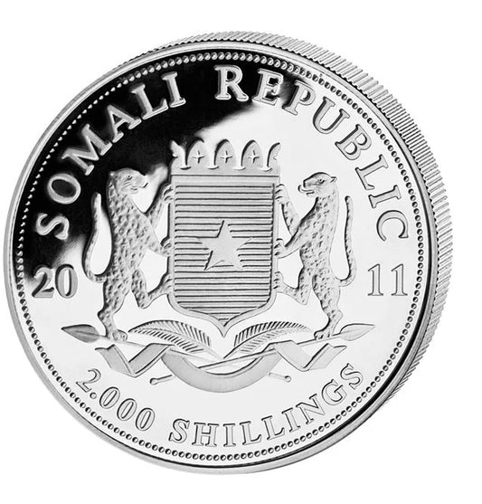 Somalia  - 1kg Silber Elefant 2011
