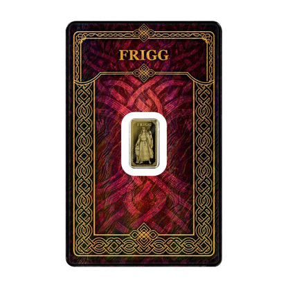 Gods of Germania – Frigg Goldbarren 1/100oz