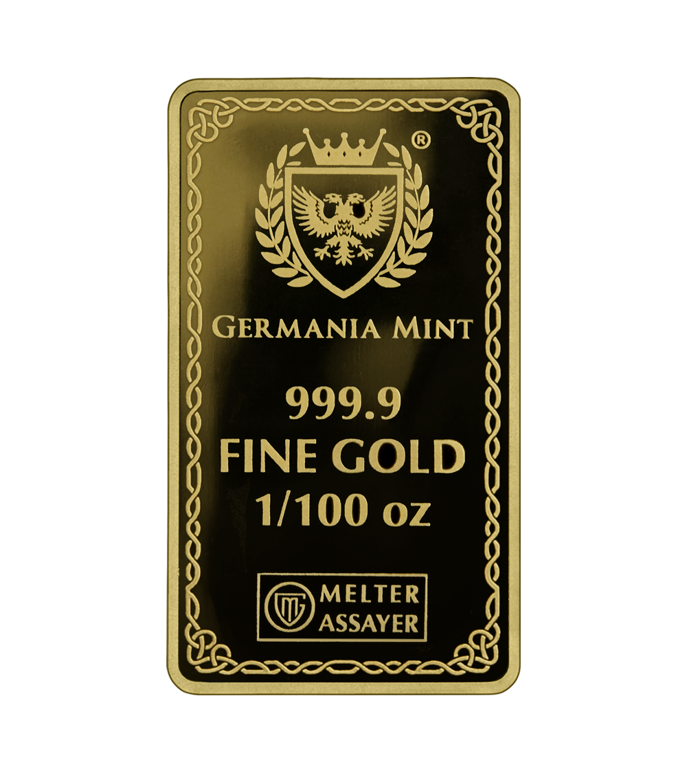 Gods of Germania Frigg Goldbarren 1/100 oz