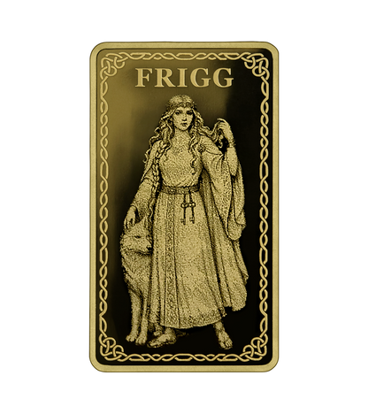 Gods of Germania Frigg Goldbarren 1/100 oz
