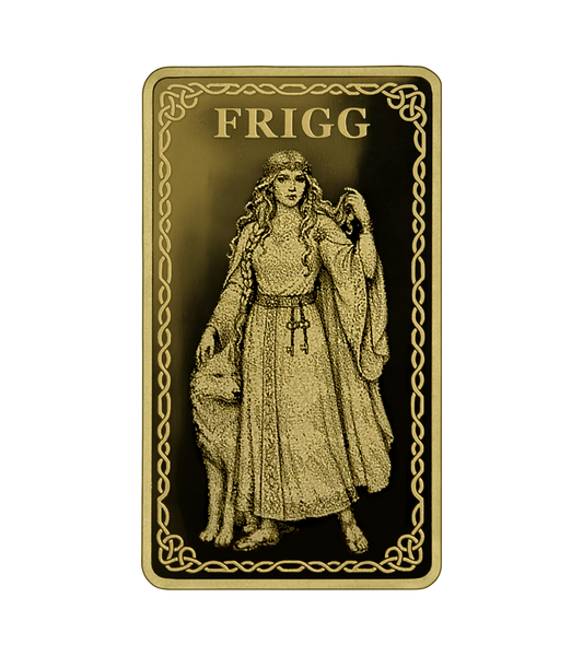Gods of Germania Frigg Goldbarren 1/100 oz