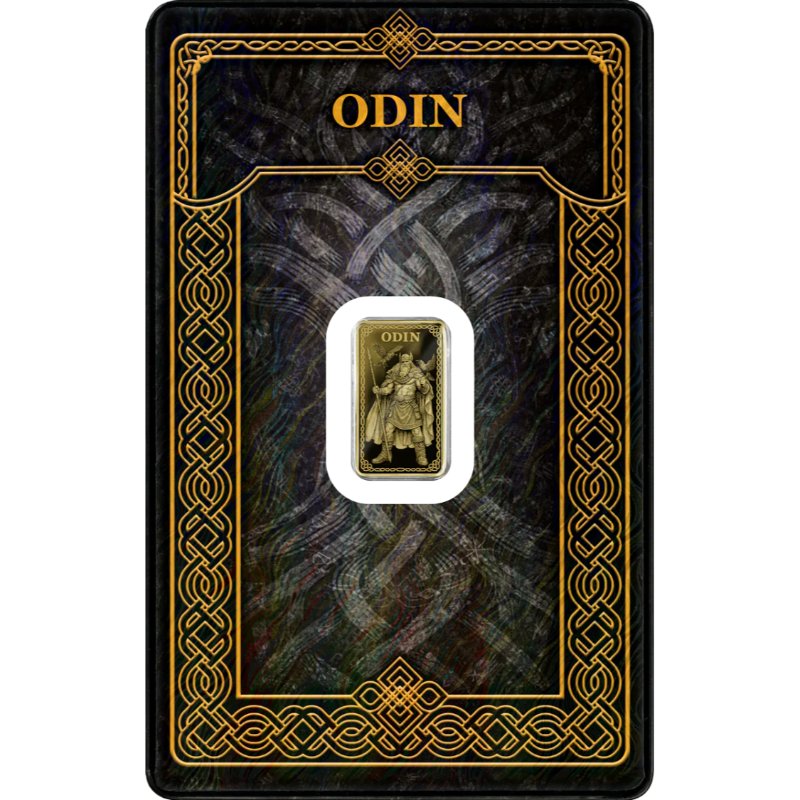 Gods of Germania – Odin Goldbarren 1/100oz
