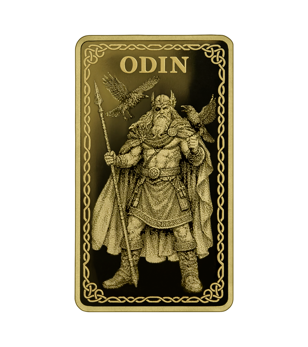 Gods of Germania – Odin Goldbarren 1/100oz