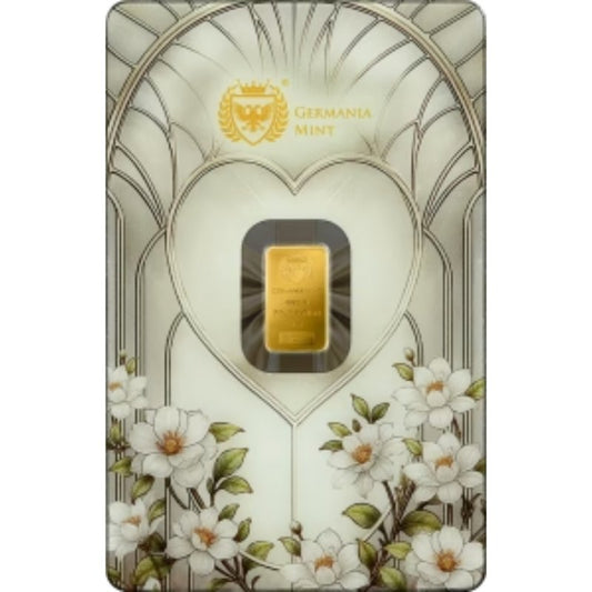 Goldbarren 1 Gramm Germania Best wishes!