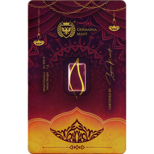 Goldbarren Germania 1 Gramm Diwali