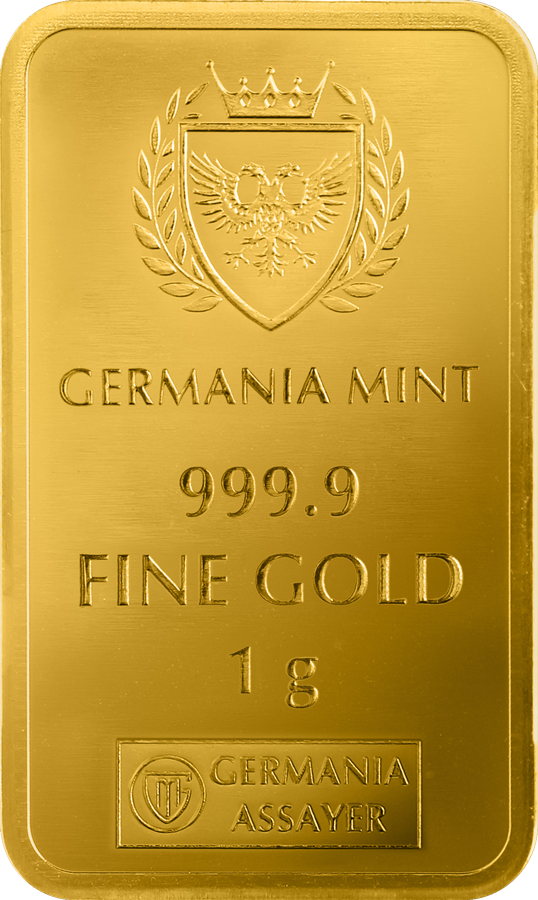 1 g Gold Minted Bar Berlin Edition 2026 im Safepack von Germania Mint
