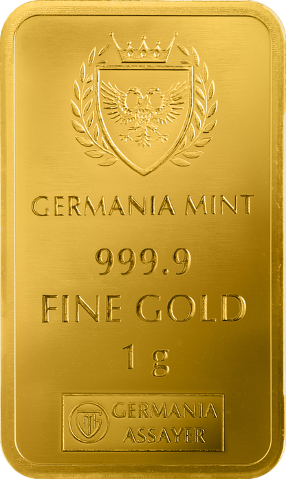 1 g Gold Minted Bar Berlin Edition 2026 im Safepack von Germania Mint