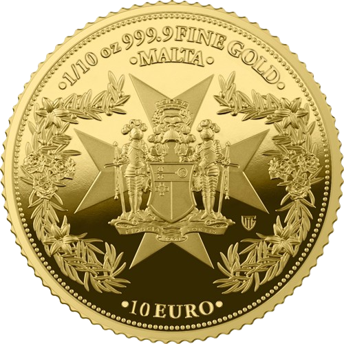 Malta Golden Eagle 2025, 10 € Goldmünze 1/10 oz BU, Germania Mint