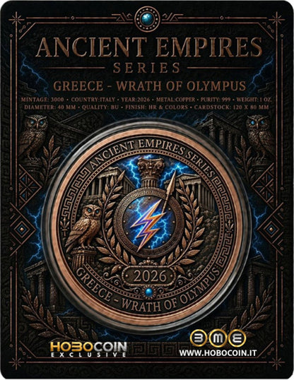 1oz Kupfer Italien - GREECE Ancient Empires 2026