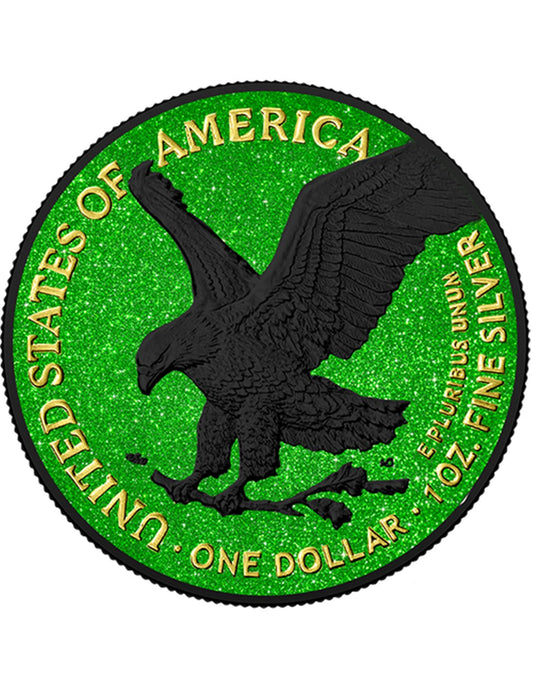 USA - Silver Eagle Green Monster 2026