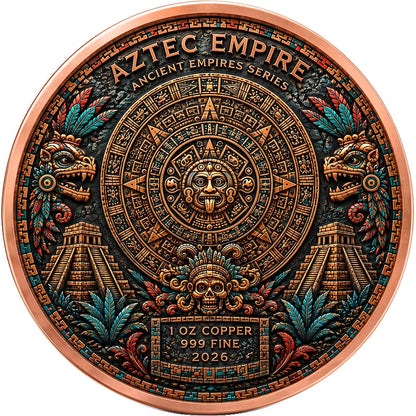 1oz Kupfer - Antike Reiche Zorn des Olymp 2026