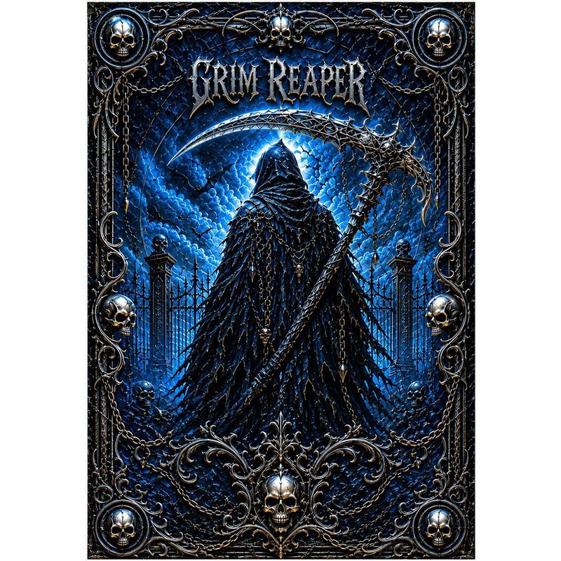 GRIM REAPER Das Ödland 2026 5 oz Kupferfolie Hobo Coin Exclusive