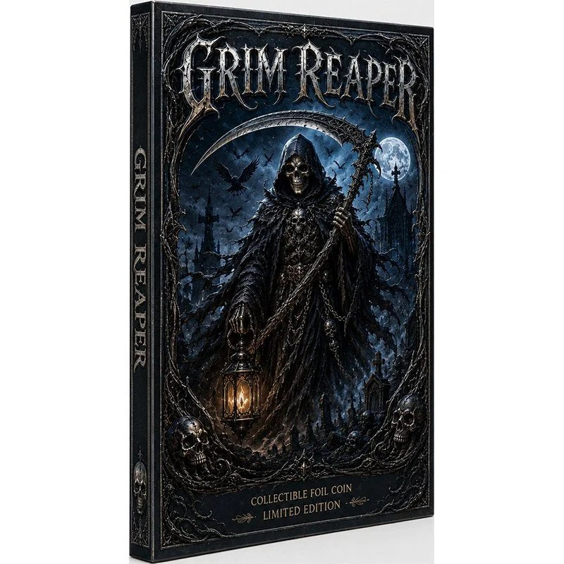 GRIM REAPER Das Ödland 2026 5 oz Kupferfolie Hobo Coin Exclusive