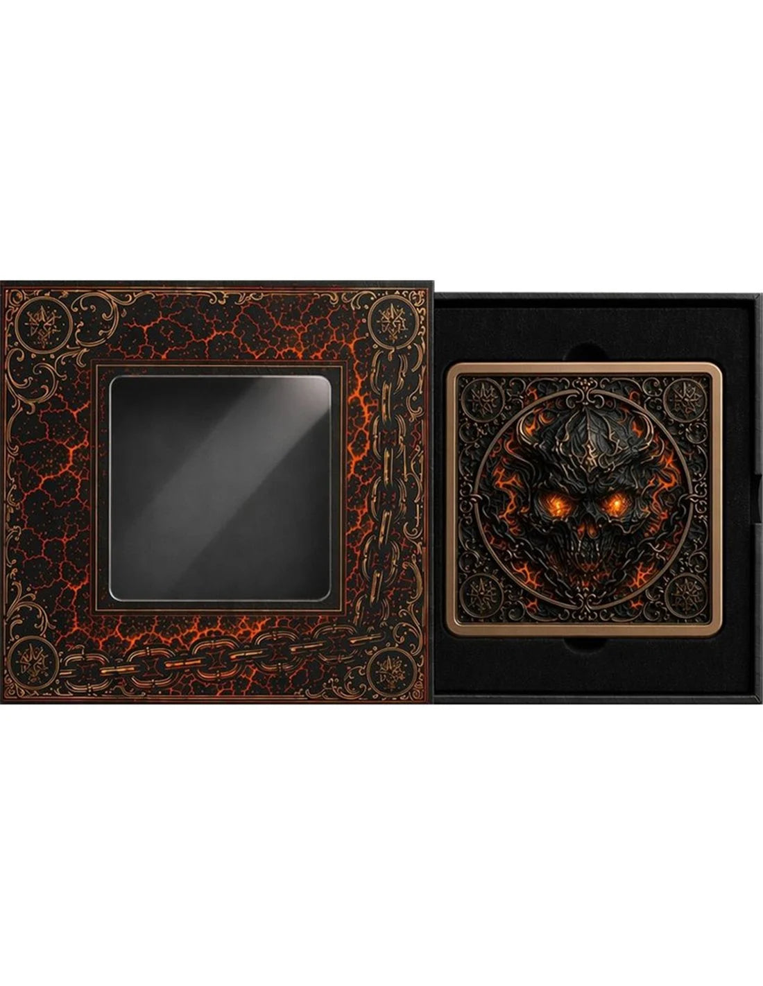 5oz Kupfer Italien - HELLFIRE SKULL – Schädel der Unterwelt 2026