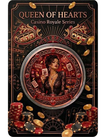 1oz Kupfer - HERZKÖNIGIN Casino Royale 2026
