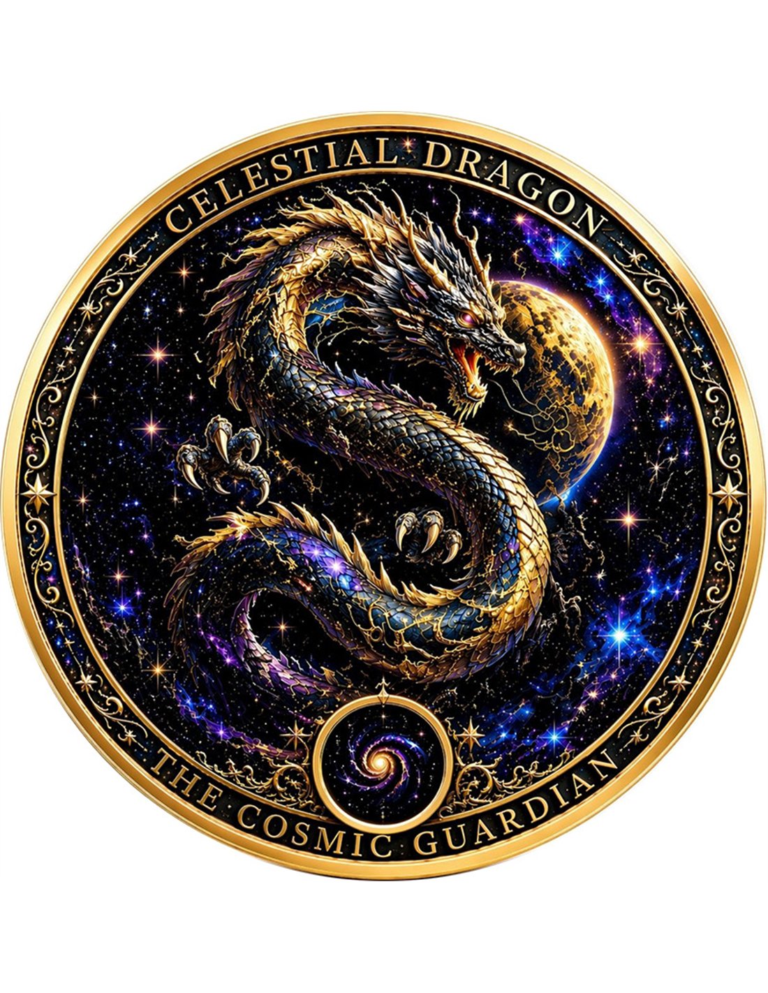 1kg Kupfer - Himmlischer Drache – Der kosmische Wächter 2026