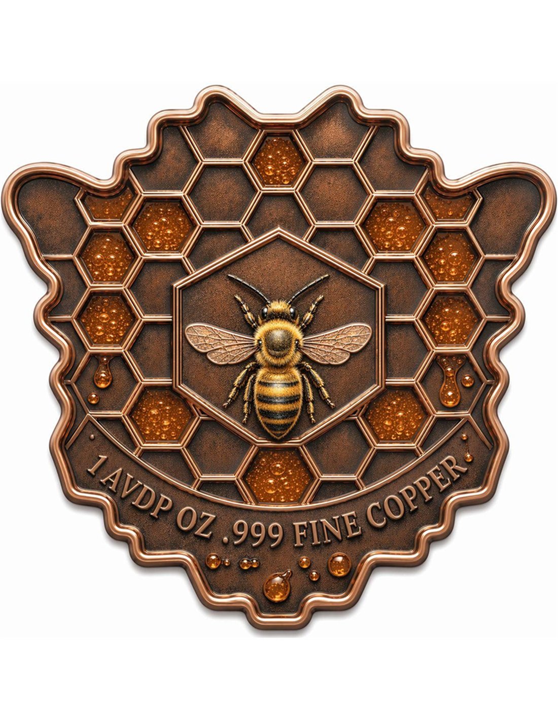 1oz Kupfer - HONEY QUEEN