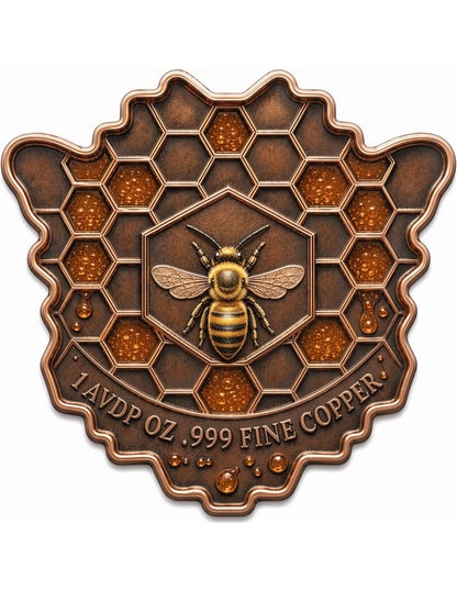 1oz Kupfer - HONEY QUEEN