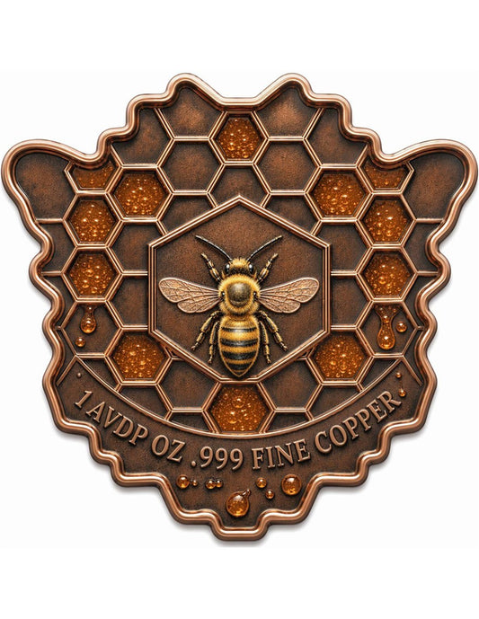 1oz Kupfer - HONEY QUEEN