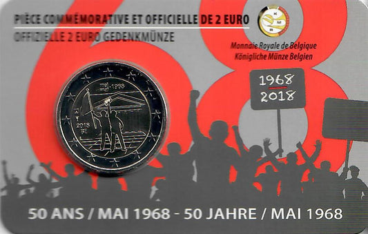 Belgien 2€ 2018 - Studentenrevolte CC Niederl.