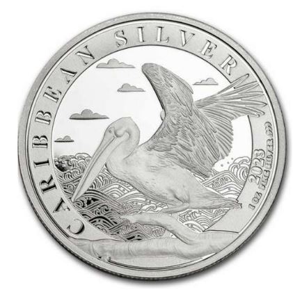Barbados - Karibischer Pelikan 2023 - Edelmetalle Koitz GnbR