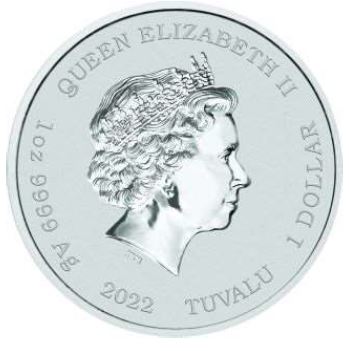 Tuvalu - Göttin Aphrodite 2022 - Edelmetalle Koitz GnbR
