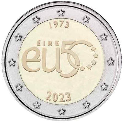 Irland 2€ 2023 - 50 Jahre Mitglied in EU