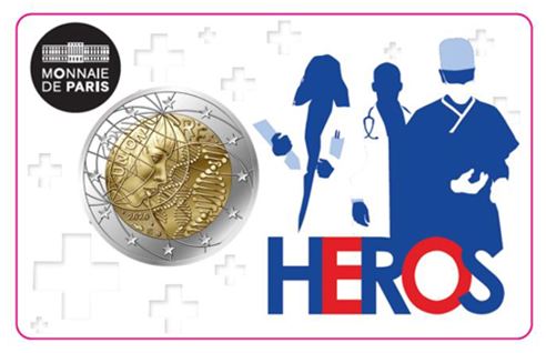 Frankreich 2€ 2020 - Medi Forschung Heros #1