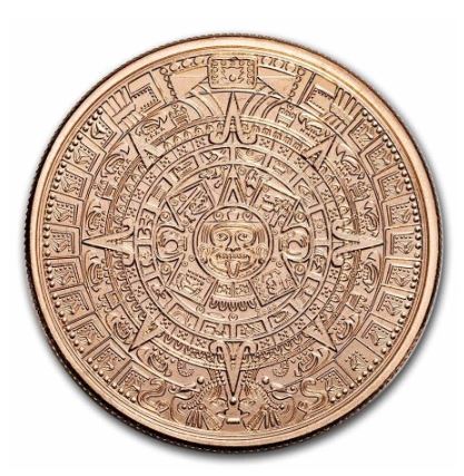 1oz Kupfer USA Azteken Kalender - Edelmetalle Koitz GnbR