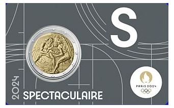 Frankreich 2€ 2024 - Set Olympia 2024 5x CC