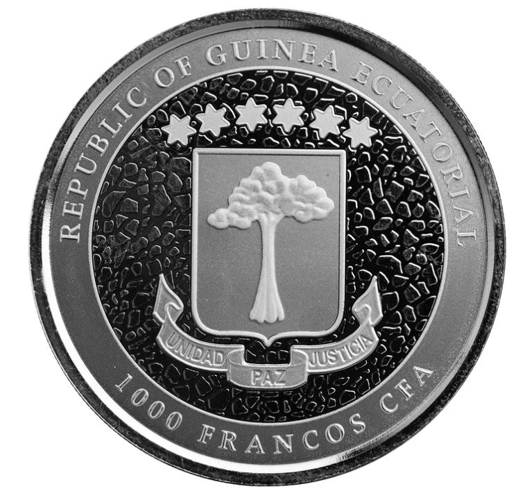 Äquatorialguinea - Giraffe 2022 - Edelmetalle Koitz GnbR