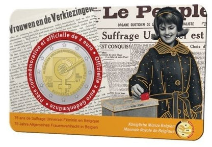 Belgien 2€ 2023 - Frauenwahlrecht CC FR