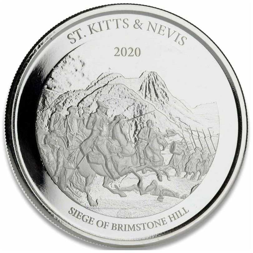 Saint Kitts & Nevis - Siege Brimstone Hill 2020 - Edelmetalle Koitz GnbR