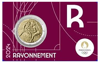 Frankreich 2€ 2024 - Set Olympia 2024 5x CC