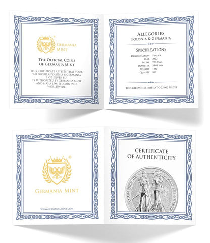 Germania  - Polonia & Germania 2022 - Edelmetalle Koitz GnbR