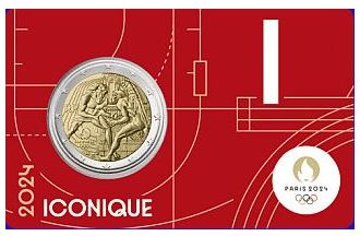 Frankreich 2€ 2024 - Set Olympia 2024 5x CC