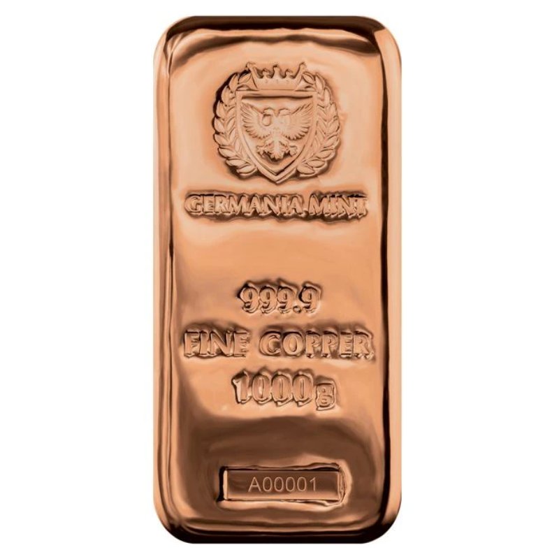 Germania Mint - 1 kg Kupferbarren