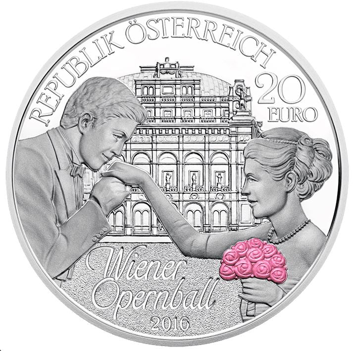Österreich 20€ PP - Wiener Opernball 2016 - Edelmetalle Koitz GnbR