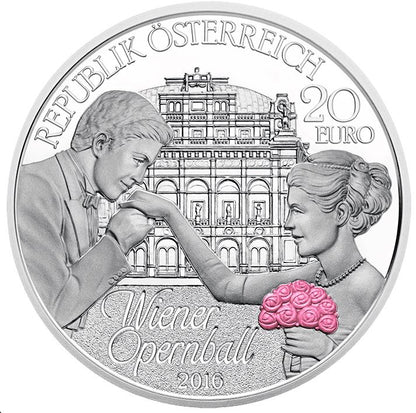 Österreich 20€ PP - Wiener Opernball 2016 - Edelmetalle Koitz GnbR