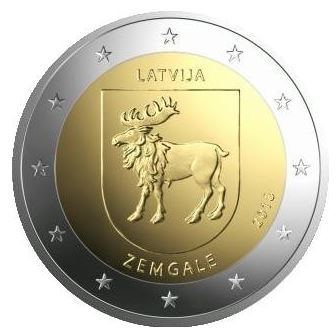 Lettland 2€ 2018 - Region Zemgale / Semgallen