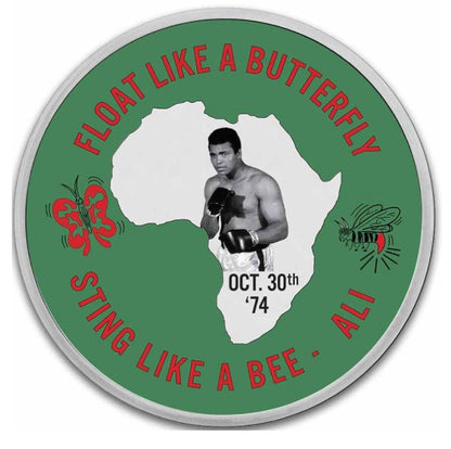 Niue - Muhammad Ali Rumble 2023 Color - Edelmetalle Koitz GnbR