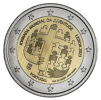 Portugal 2€ 2023 - Weltjugendtag Lissabon