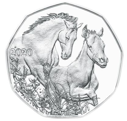 5 Euro Silber 2020 Freunde fürs Leben Ostern hgh