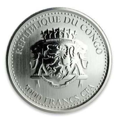 Kongo - Silberrücken Gorilla #05 2019 - Edelmetalle Koitz GnbR