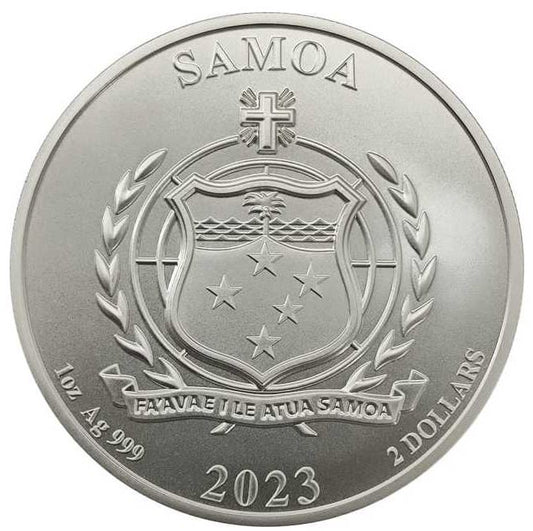 Samoa - Four Guardians Vermilion Bird 2023 - Edelmetalle Koitz GnbR