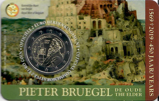 Belgien 2€ 2019 - Pieter Bruegel CC Niederlande