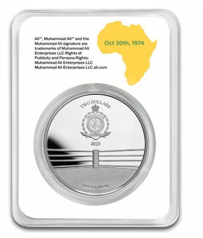 Niue - Muhammad Ali Rumble 2023 Color - Edelmetalle Koitz GnbR