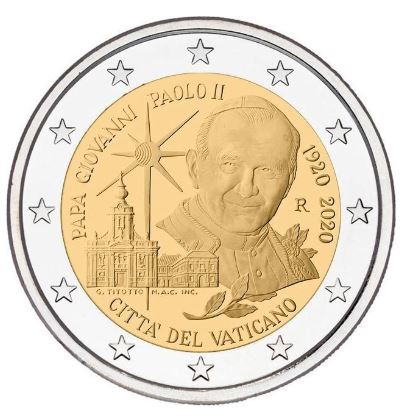 Vatikan 2€ 2020 - 100 Jahre Johannes Paul II